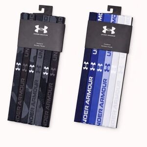NWT Under Armour Mini Headbands 6-Pack - Non-Slip Athletic Hairbands